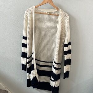 Chunky loose knit cardigan